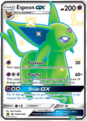 Card image - Espeon-GX - SV60 from Hidden Fates