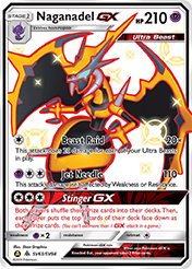 Naganadel-GX Hidden Fates Pokemon Card