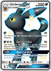 Umbreon-GX Hidden Fates Pokemon Card