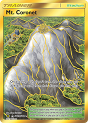 Mt. Coronet Hidden Fates Pokemon Card