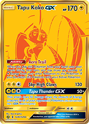 Tapu Koko-GX Hidden Fates Pokemon Card