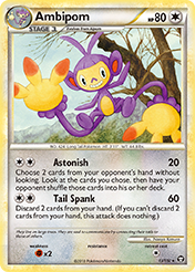 Ambipom HS-Triumphant Pokemon Card