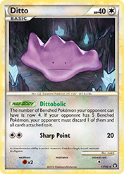 Ditto HS-Triumphant Pokemon Card