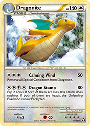 Dragonite HS-Triumphant Pokemon Card