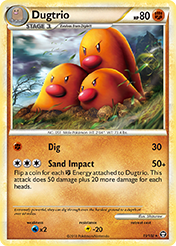 Dugtrio HS-Triumphant Card List