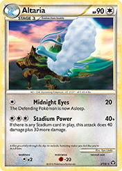 Altaria HS-Triumphant Pokemon Card