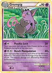 Grumpig HS-Triumphant Pokemon Card
