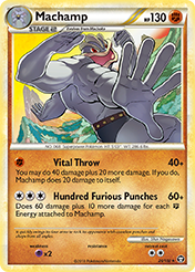 Machamp HS-Triumphant Pokemon Card