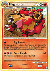 Magmortar HS-Triumphant Pokemon Card