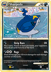 Sharpedo HS-Triumphant Pokemon Card