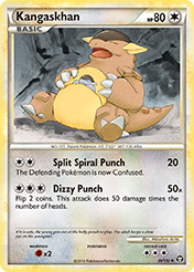 Kangaskhan HS-Triumphant Pokemon Card