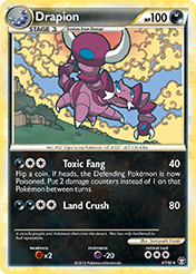 Drapion HS-Triumphant Pokemon Card