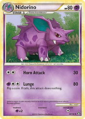 Nidorino HS-Triumphant Pokemon Card