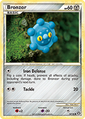 Bronzor HS-Triumphant Pokemon Card