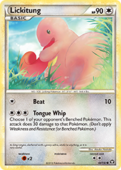 Lickitung HS-Triumphant Pokemon Card