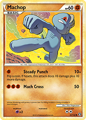 Machop HS-Triumphant Pokemon Card