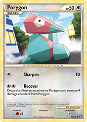 Porygon HS-Triumphant Pokemon Card