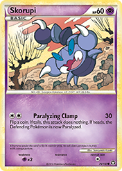 Skorupi HS-Triumphant Pokemon Card