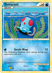 Tentacool HS-Triumphant Pokemon Card