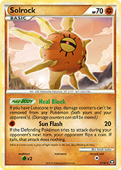 Solrock HS-Triumphant Pokemon Card
