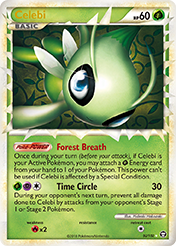 Celebi HS-Triumphant Pokemon Card