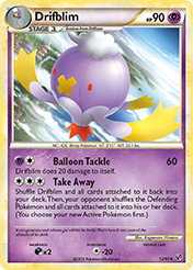 Drifblim HS-Undaunted Card List