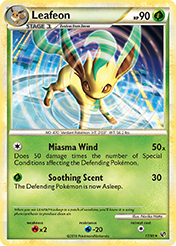 Card image - Leafeon - 17 from HS-Undaunted