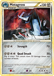 Metagross HS-Undaunted Pokemon Card