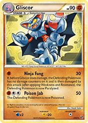 Gliscor HS-Undaunted Pokemon Card