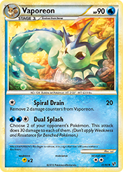 Card image - Vaporeon - 41 from HS-Undaunted