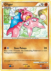 Gligar HS-Undaunted Pokemon Card