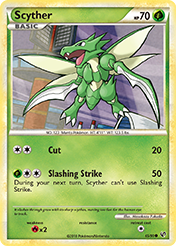 Scyther HS-Undaunted Pokemon Card
