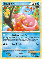 Slowpoke HS-Undaunted Pokemon Card