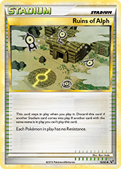 Ruins of Alph HS-Undaunted Pokemon Card