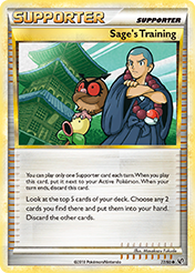 Sage's Training HS-Undaunted Pokemon Card