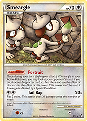 Smeargle HS-Undaunted Pokemon Card