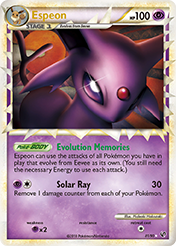 Espeon HS-Undaunted Pokemon Card