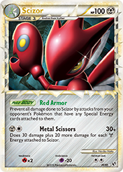 Scizor HS-Undaunted Pokemon Card