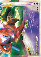 Rayquaza & Deoxys LEGEND HS-Undaunted Pokemon Card