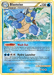 Blastoise HS-Unleashed Card List