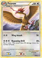 Fearow HS-Unleashed Card List