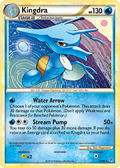 Kingdra HS-Unleashed Pokemon Card