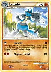 Lucario HS-Unleashed Card List