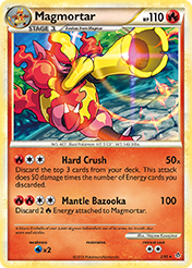 Magmortar HS-Unleashed Pokemon Card