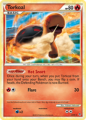 Torkoal HS-Unleashed Pokemon Card