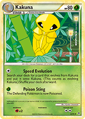 Kakuna HS-Unleashed Pokemon Card