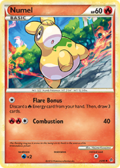 Numel HS-Unleashed Pokemon Card