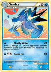 Seadra HS-Unleashed Pokemon Card