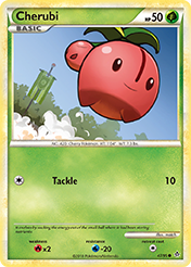 Cherubi HS-Unleashed Pokemon Card