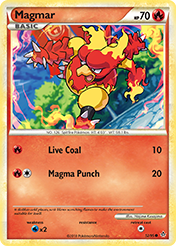 Magmar HS-Unleashed Pokemon Card